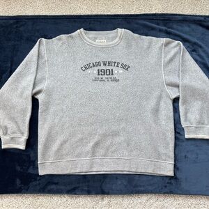 Gear For Sports Gray Chicago White Sox Crewneck Sweater